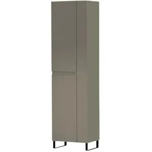 Wohnwert Mehrzweckschrank  Leo ¦ grau ¦ Maße (cm): B: 52 H: 192 T: 36.0
