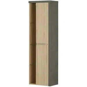Höffner Hochschrank  Balksee ¦ holzfarben ¦ Maße (cm): B: 48 H: 160 T: 31.0