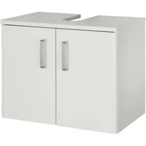 Höffner Waschbeckenunterschrank  Bodensee ¦ weiß ¦ Maße (cm): B: 60 H: 47 T: 38.0