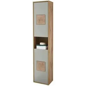 Höffner Hochschrank  Gremminer See ¦ holzfarben ¦ Maße (cm): B: 40 H: 190 T: 30.0