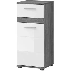 Höffner Unterschrank  Blankensee ¦ weiß ¦ Maße (cm): B: 35 H: 79 T: 31.0