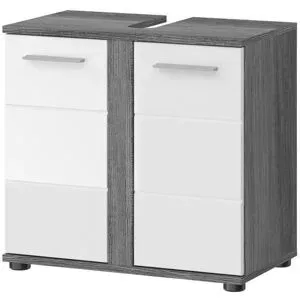 Höffner Waschbeckenunterschrank  Blankensee ¦ weiß ¦ Maße (cm): B: 60 H: 57