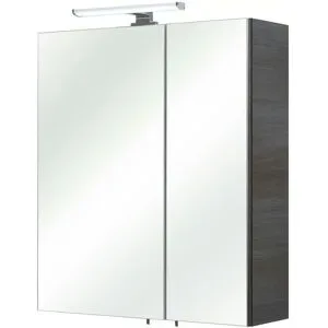 Höffner Spiegelschrank  Dreieckssee ¦ holzfarben ¦ Maße (cm): B: 60 H: 70