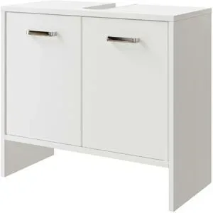 Höffner Waschbeckenunterschrank  Dieksee ¦ weiß ¦ Maße (cm): B: 60,6 H: 54,3