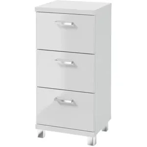 Höffner Unterschrank  Nehmitzsee ¦ weiß ¦ Maße (cm): B: 35 H: 74 T: 32.0