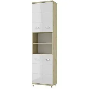 Höffner Hochschrank  Nehmitzsee ¦ holzfarben ¦ Maße (cm): B: 51 H: 192,5 T: 32.0