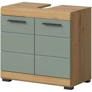 Höffner Waschbeckenunterschrank SCHLOONSEE  Breite 60cm  2 Tür  2 Fächer  mit