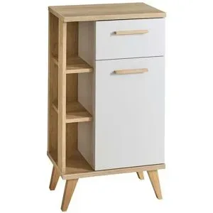 Höffner Unterschrank  Dammsee ¦ beige ¦ Maße (cm): B: 50,5 H: 89,5