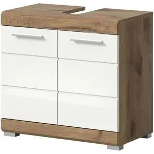 Höffner Waschbeckenunterschrank WALDSEE  Breite 60cm  2 Tür  2 Fächer  mit