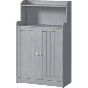 Höffner Midischrank   ¦ grau ¦ Maße (cm): B: 60 H: 100