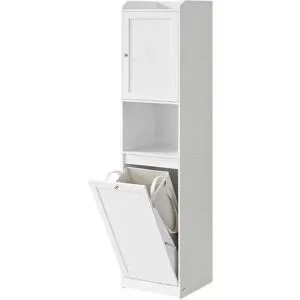 Höffner Hochschrank   ¦ weiß ¦ Maße (cm): B: 40 H: 170
