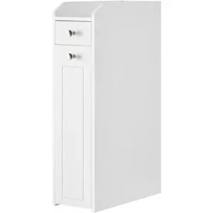 Höffner Midischrank   ¦ weiß ¦ Maße (cm): B: 18 H: 70