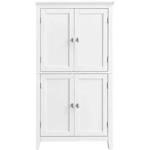 Höffner Hochschrank   ¦ weiß ¦ Maße (cm): B: 60 H: 110