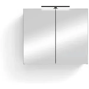 by Living Spiegelschrank  Spree ¦ grau ¦ Maße (cm): B: 70 H: 60
