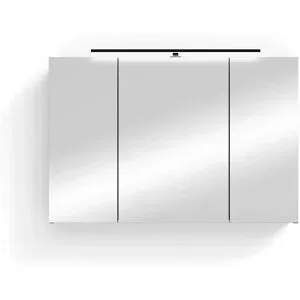 by Living Spiegelschrank  Spree ¦ grau ¦ Maße (cm): B: 90 H: 60