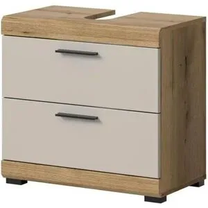 Höffner Waschbeckenunterschrank  Schloonsee ¦ holzfarben ¦ Maße (cm): B: 60 H: 56