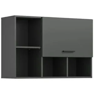 Höffner Hängeschrank  Frillensee ¦ grau ¦ Maße (cm): B: 95 H: 64