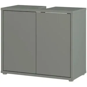 Höffner Waschbeckenunterschrank  Bolognano ¦ grün ¦ Maße (cm): B: 75 H: 64 T: 35.0