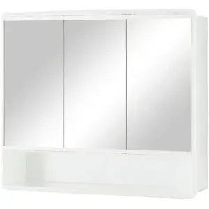 Höffner Spiegelschrank   ¦ verspiegelt ¦ Maße (cm): B: 58 H: 49,5 T: 14.5