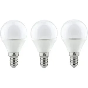 Höffner LED 3-er Pack  Tropfen E14 4W  250lm  2700K   ¦ weiß ¦ Maße (cm): H: 8  Ø: 4.5