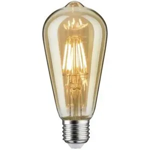 Höffner LED-Rustika E27/6W  500lm  1700K   ¦ gold ¦ Maße (cm): H: 14,5  Ø: 6.4