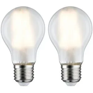 Höffner LED 2-er Pack AGL E27/7W   ¦ weiß ¦ Maße (cm): H: 10,6  Ø: 6