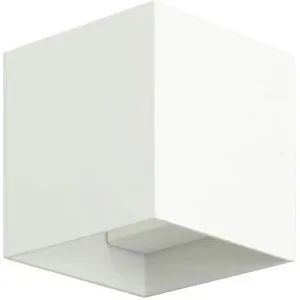 Trio LED-Wandleuchte  ´Kubus` weiß matt   ¦ weiß ¦ Maße (cm): B: 10 H: 10