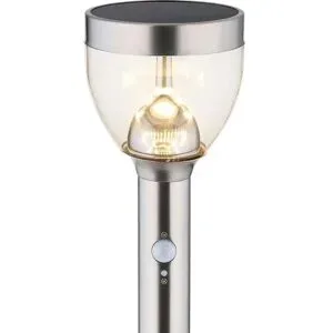 Globo Lighting Solarleuchte   ¦ grau ¦ Maße (cm): H: 55  Ø: 15