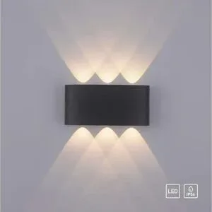 Paul Neuhaus Wandleuchte   ¦ grau ¦ Maße (cm): B: 4 H: 8 T: 17.0