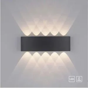 Paul Neuhaus Wandleuchte   ¦ grau ¦ Maße (cm): B: 27 H: 8 T: 4.7