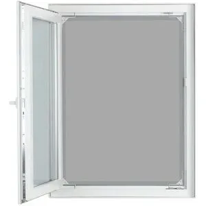 EasyMaxx Moskitonetz  14308 ¦ weiß ¦ Kunststoff,Aluminium ¦ Maße (cm): B: 115 H: