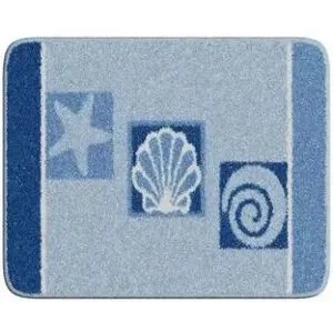 Grund Badematte   ¦ blau ¦ Synthetik ¦ Maße (cm): B: 40 H: 1,8
