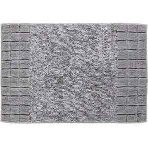 Grund Badematte   ¦ silber ¦ 100% Baumwolle ¦ Maße (cm): B: 60 H: 1,8
