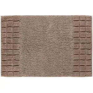 Grund Badematte   ¦ braun ¦ 100% Baumwolle ¦ Maße (cm): B: 60 H: 1,8