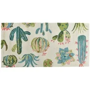 Höffner In-und Outdoor-Teppich  Rosetta ¦ weiß ¦ Synthetische Fasern ¦ Maße (cm): B: 160