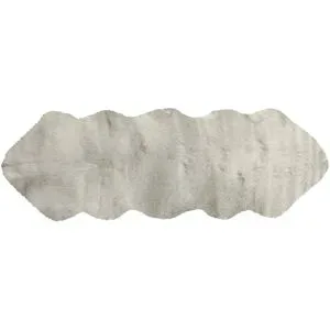 como Kunstfell  Long Shape ¦ silber ¦ Synthetische Fasern ¦ Maße (cm): B: 60