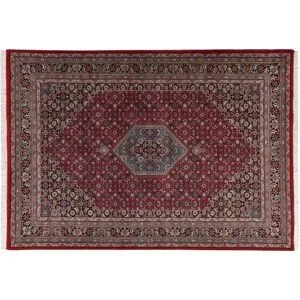 THEKO Orientteppich  Benares Bidjar ¦ rot ¦ Wolle ¦ Maße (cm): B: 120