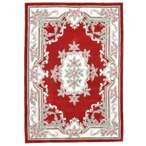 THEKO Vintageteppich  Ming ¦ rot ¦ Synthetische Fasern ¦ Maße (cm): B: 290 H: 1