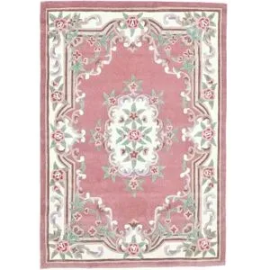 THEKO Vintageteppich  Ming ¦ rosa/pink ¦ Synthetische Fasern ¦ Maße (cm): B: 60
