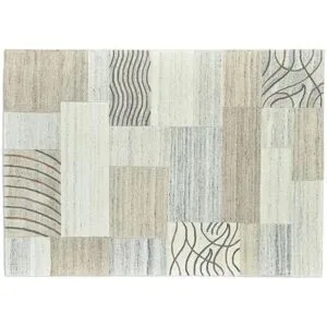 THEKO Wollteppich  Royal Natur ¦ grau ¦ Wolle ¦ Maße (cm): B: 250 H: 1