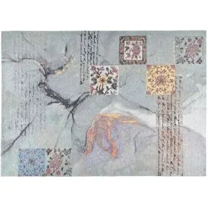 Gino Falcone Teppich  Cosima ¦ blau ¦ Baumwolle ¦ Maße (cm): B: 80 H: 0,6