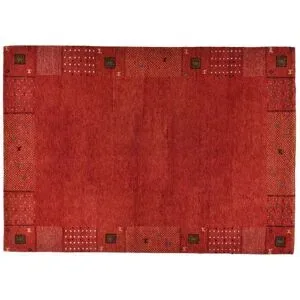 THEKO Wollteppich  Denver ¦ rot ¦ Wolle ¦ Maße (cm): B: 250 H: 2