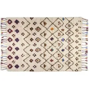 THEKO Wollteppich  Nomadic ¦ beige ¦ Baumwolle ¦ Maße (cm): B: 160 H: 2