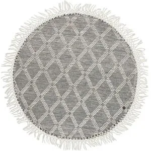 Tom Tailor Teppich  Macra ¦ beige ¦ Wolle ¦ Maße (cm): H: 1  Ø: 140