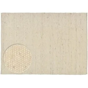 THEKO Handwebteppich  Alpen ¦ beige ¦ Wolle ¦ Maße (cm): B: 170 H: 1,2