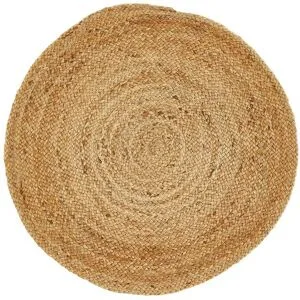 Höffner Jute-Teppich  Mamda ¦ creme ¦ Jute Ø: 80