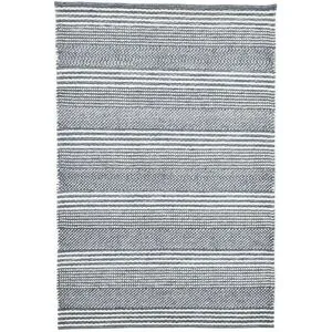 Höffner Handwebteppich  Taching ¦ grau ¦ Wolle ¦ Maße (cm): B: 130