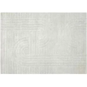 Höffner Handweb-Teppich  Missouri ¦ beige ¦ Viskose,Wolle ¦ Maße (cm): B: 70