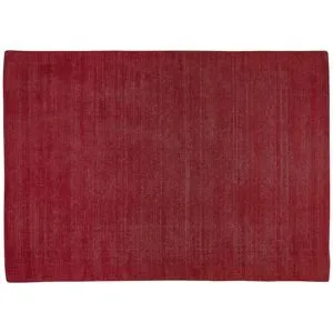 Höffner Handweb-Teppich  Idaho ¦ rot ¦ Wolle ¦ Maße (cm): B: 190