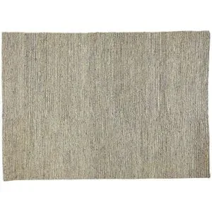 Höffner Handweb-Teppich  Kima ¦ grau ¦ Jute,Wolle ¦ Maße (cm): B: 90